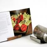 Stainless Steel Recipe Book Stand